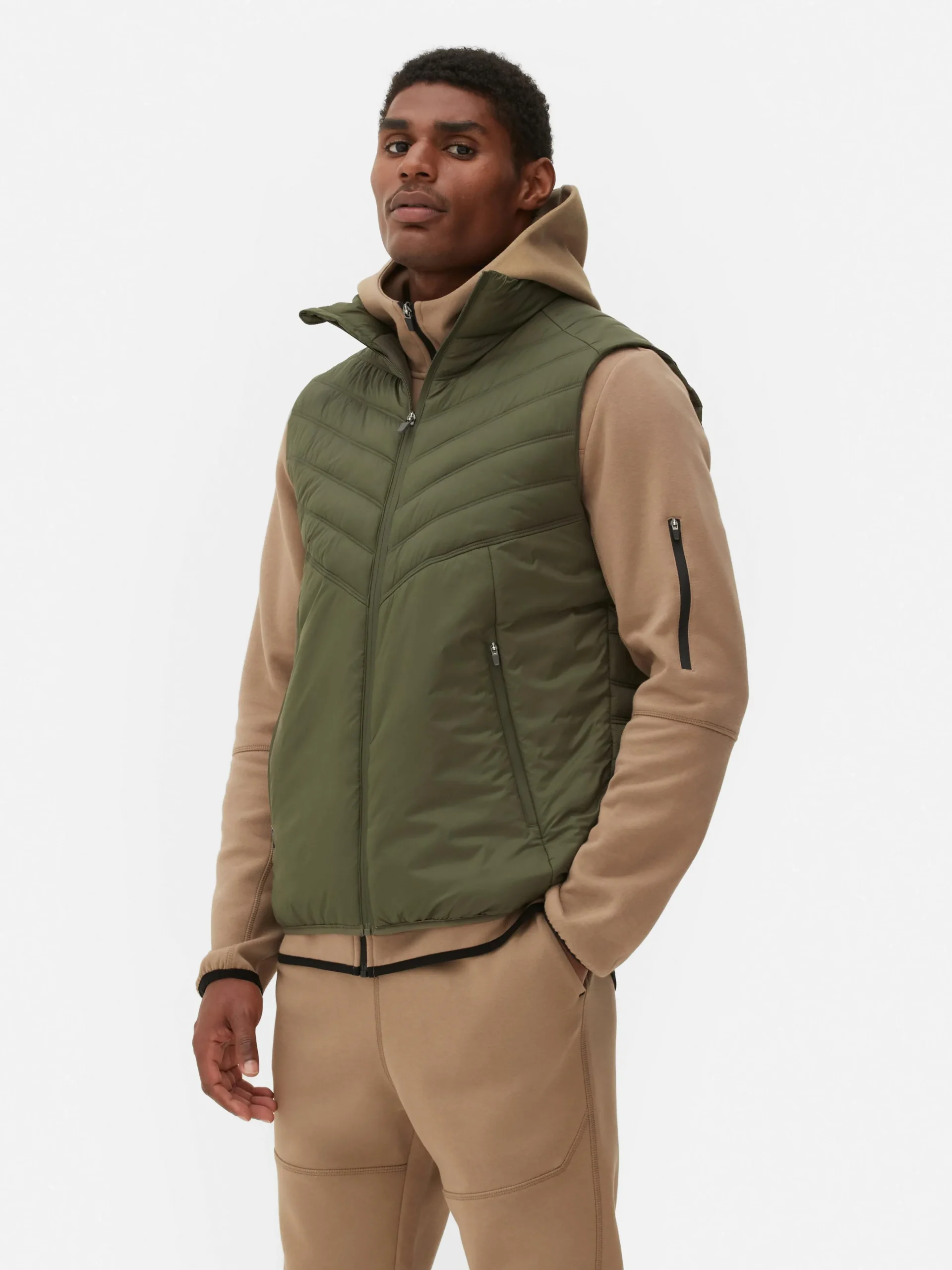 Primark Casacos E Blusões|Roupa De Desporto^Colete Acolchoado Desempenho