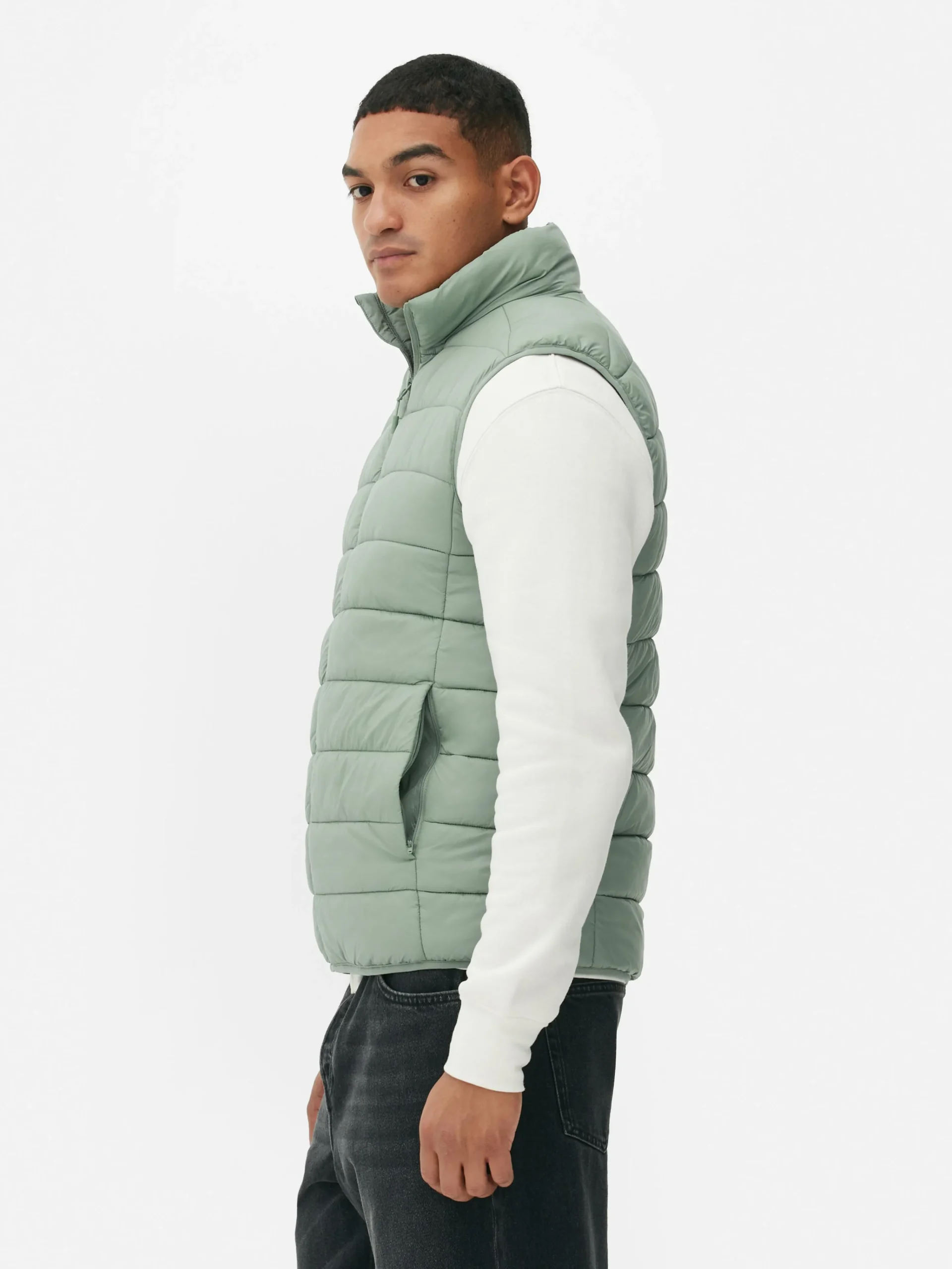 Primark Casacos E Blusões^Colete Acolchoado Fecho Correr