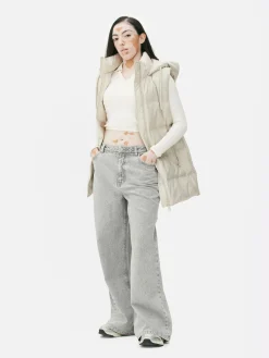 MULHER Primark Casacos E Blusões^Colete Capuz Acolchoado