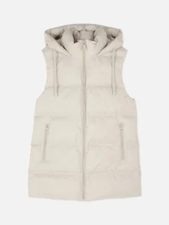 MULHER Primark Casacos E Blusões^Colete Capuz Acolchoado