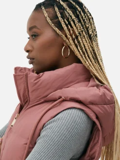 MULHER Primark Casacos E Blusões^Colete Capuz Acolchoado