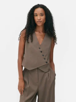 MULHER Primark Blazers^Colete Corte Assimétrico Botão Frente