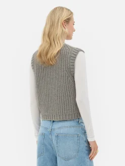 MULHER Primark Agasalhos Inverno|Camisolas E Casacos De Malha^Colete Malha Rita Ora