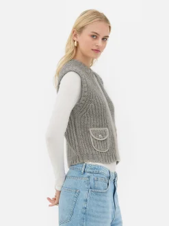 MULHER Primark Agasalhos Inverno|Camisolas E Casacos De Malha^Colete Malha Rita Ora