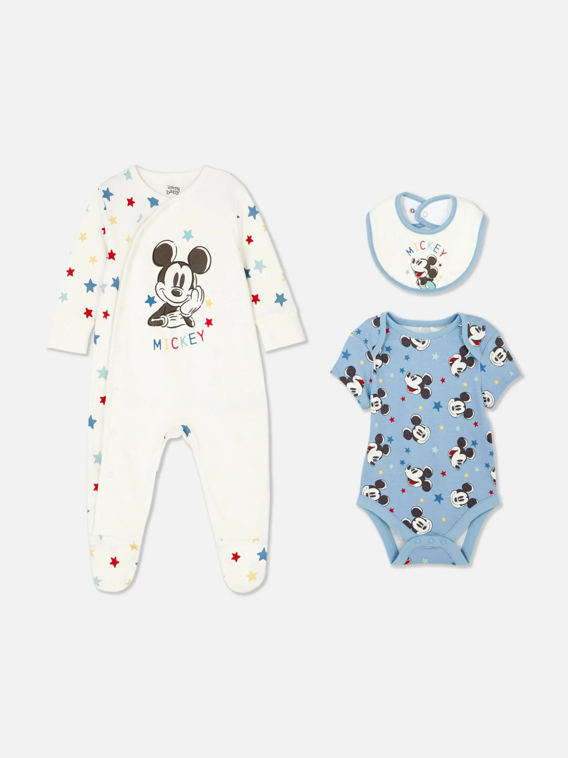 Primark Conjuntos E Visuais^Conjunto 3 Peças Disney Mickey