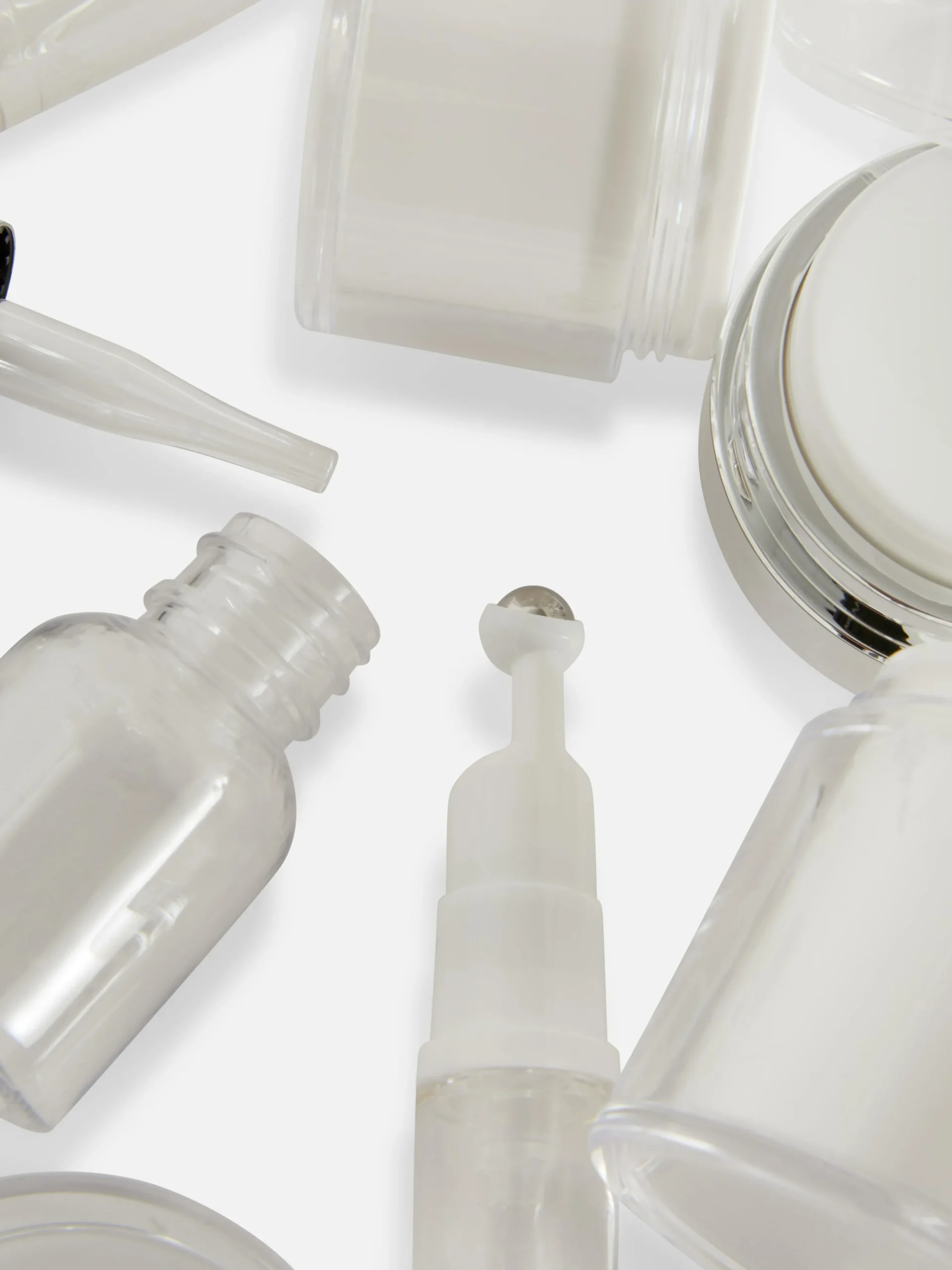 Primark Acessórios De Cuidados Com A Pele|Acessórios De Viagem^Conjunto 4 Recipientes Cuidados Pele Viagem