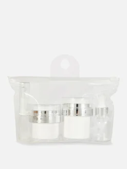 Primark Acessórios De Cuidados Com A Pele|Acessórios De Viagem^Conjunto 4 Recipientes Cuidados Pele Viagem
