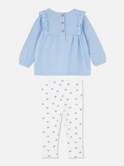 Primark Conjuntos E Visuais^Conjunto Blusa Folhos/leggings