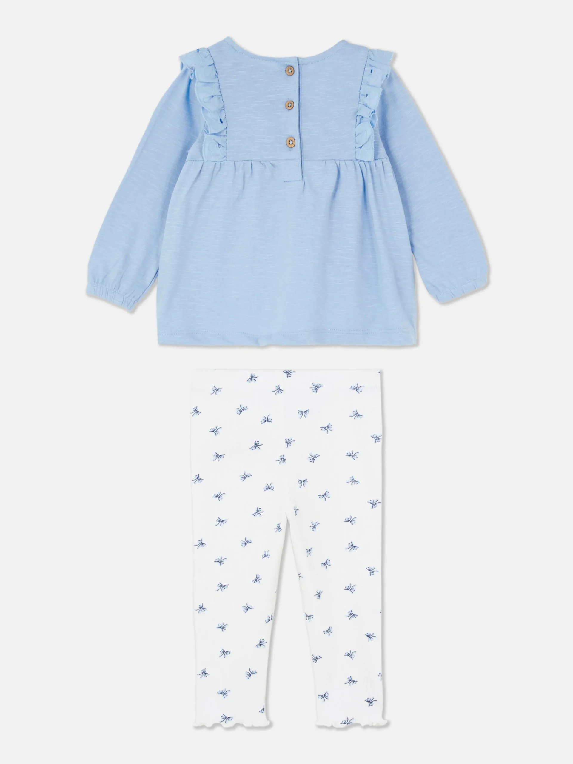 Primark Conjuntos E Visuais^Conjunto Blusa Folhos/leggings