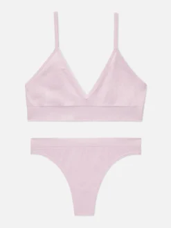 MULHER Primark Conjuntos De Lingerie^Conjunto Bralette Triângulo/tanga S/ Costuras