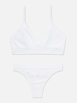 MULHER Primark Conjuntos De Lingerie^Conjunto Bralette Triângulo/tanga S/ Costuras