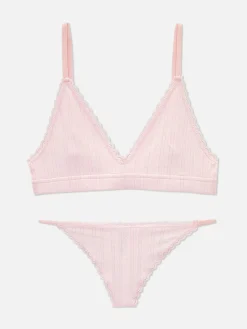 MULHER Primark Conjuntos De Lingerie^Conjunto Bralette Triângulo/tanga S/ Costuras