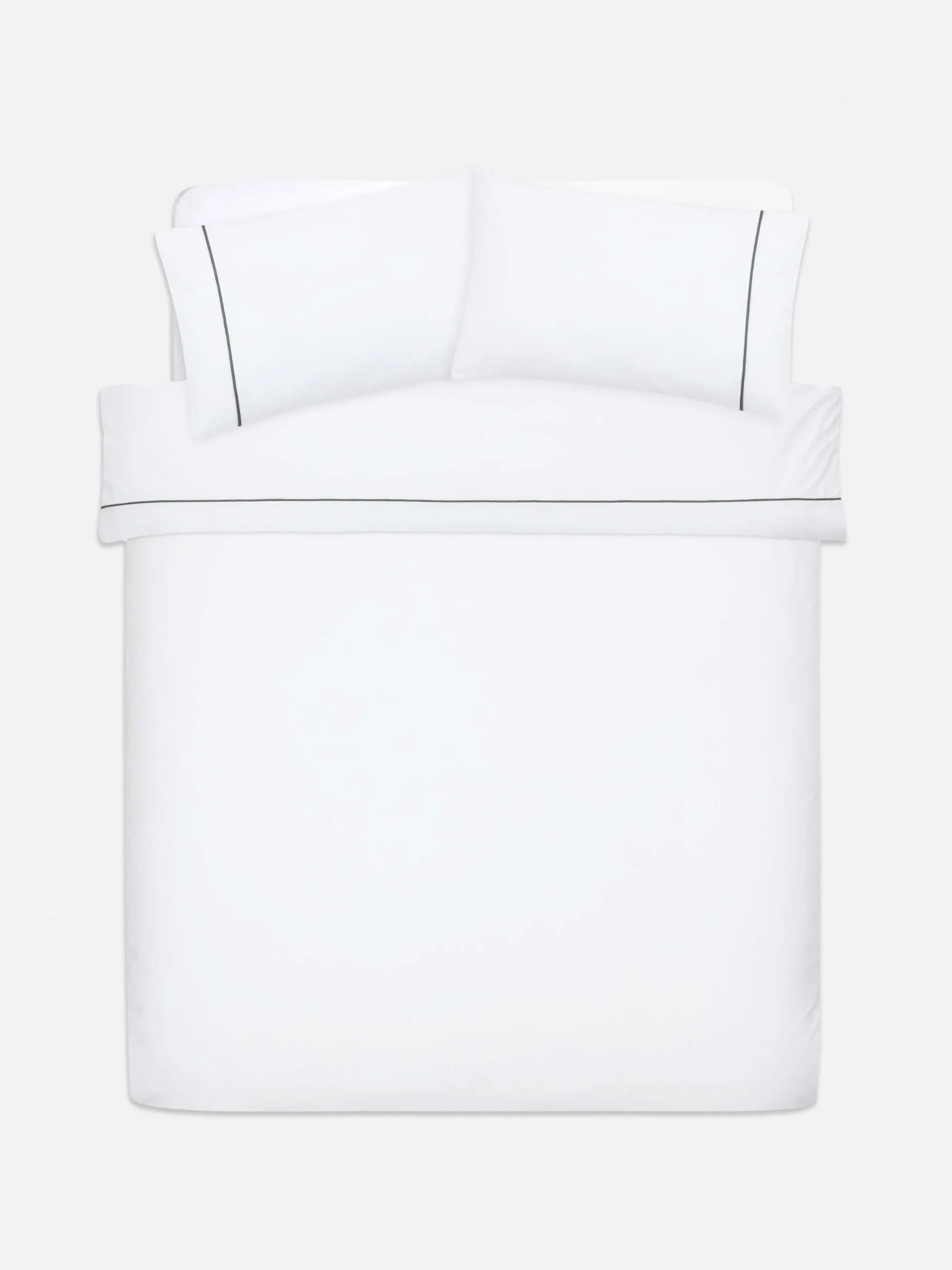 Primark Capas E Conjuntos De Edredão^Conjunto Capa Edredão Casal Debrum Contrastante