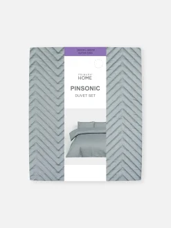 Primark Capas E Conjuntos De Edredão^Conjunto Capa Edredão Pinsonic Chevron Super King