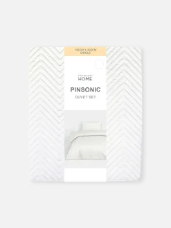 Primark Capas E Conjuntos De Edredão^Conjunto Capa Edredão Solteiro Texturada Reversível