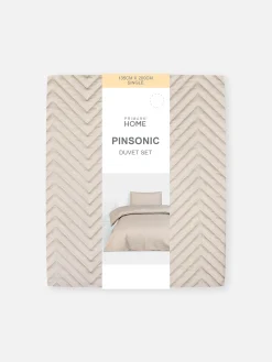 Primark Capas E Conjuntos De Edredão^Conjunto Capa Edredão Solteiro Texturada Reversível