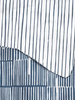 Primark Capas E Conjuntos De Edredão^Conjunto Capa Edredão Solteiro Reversível Riscas