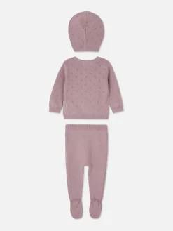 Primark Conjuntos E Visuais^Conjunto Casaco Malha/leggings/boné