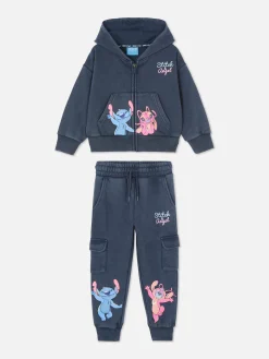 Primark Conjuntos E Visuais^Conjunto Coordenado Casaco Capuz E Calças Treino Disney Stitch