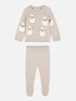 Primark Conjuntos E Visuais^Conjunto Coordenado Leggings/camisola Malha Ovelha