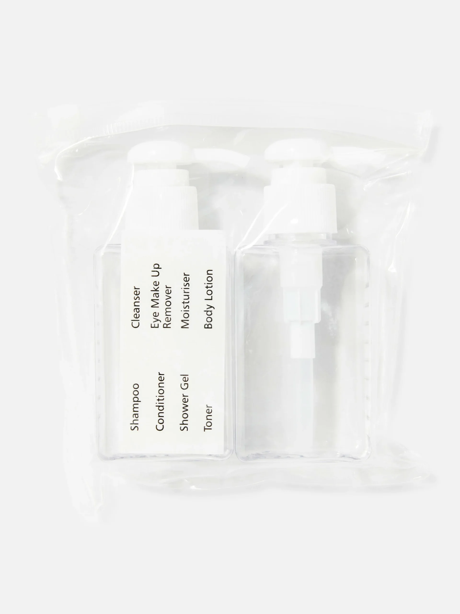 Primark Acessórios De Cuidados Com A Pele|Acessórios De Viagem^Conjunto Dispensador C/ Bomba