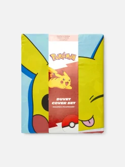 Primark Capas E Conjuntos De Edredão^Conjunto Edredão Casal Personagens Pokémon