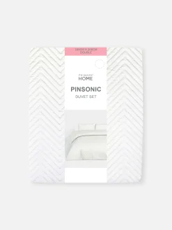 Primark Capas E Conjuntos De Edredão^Conjunto Edredão Casal Textural Reversível