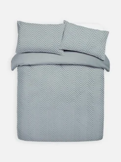 Primark Capas E Conjuntos De Edredão^Conjunto Edredão Casal Textural Reversível