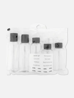 Primark Acessórios De Cuidados Com A Pele|Acessórios De Viagem^Conjunto Frascos E Etiquetas De Viagem