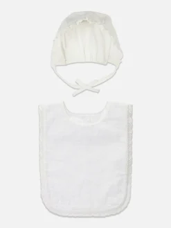 Primark Alimentação E Amamentação|Chapéus E Luvas^Conjunto Gorro/babete Cerimónia