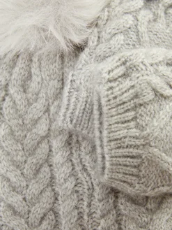 Primark Chapéus E Luvas^Conjunto Gorro/luvas S/dedos Malha Entrançada