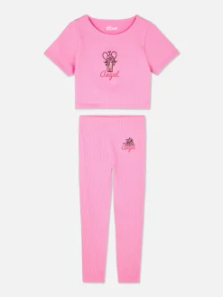 Primark Pijamas E Roupa De Dormir^Conjunto Lazer Canelado Disney Angel