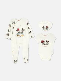 Primark Conjuntos E Visuais^Conjunto Pijama, Body E Babete Disney Mickey Mouse E Minnie
