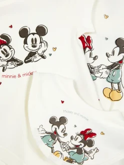 Primark Conjuntos E Visuais^Conjunto Pijama, Body E Babete Disney Mickey Mouse E Minnie
