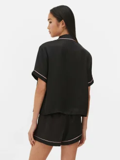 MULHER Primark Pijamas^Conjunto Pijama Camisola/calções Cetim