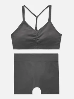 MULHER Primark Conjuntos De Lingerie|Roupas De Ginásio E De Desporto^Conjunto Sutiã Bralette/calções S/ Costuras