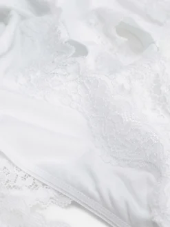 MULHER Primark Conjuntos De Lingerie^Conjunto Sutiã Não Almofadado/tanga Rebordo Renda