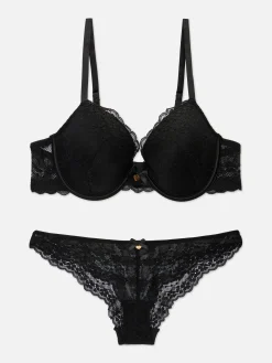 MULHER Primark Conjuntos De Lingerie^Conjunto Sutiã T-shirt/cuecas Renda