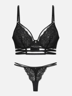 MULHER Primark Conjuntos De Lingerie^Conjunto Sutiã/tanga Renda Com Tiras