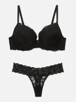 MULHER Primark Conjuntos De Lingerie^Conjunto Sutiã/tanga Renda Maximise