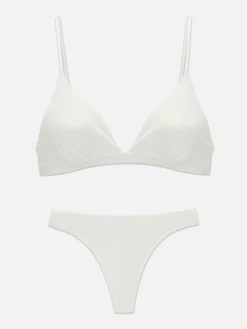 MULHER Primark Conjuntos De Lingerie^Conjunto Sutiã/tanga Triângulo Microfibra