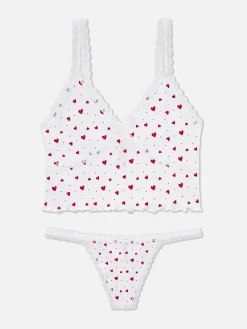 MULHER Primark Conjuntos De Lingerie^Conjunto Top Alças/tanga Malha Geométrica S/ Costuras