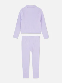 Primark Conjuntos E Visuais^Conjunto Top Canelado S/ Costuras/leggings