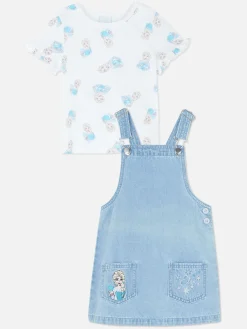 Primark Vestidos^Conjunto Vestido Macacão E Camisa Frozen Da Disney