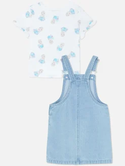 Primark Vestidos^Conjunto Vestido Macacão E Camisa Frozen Da Disney