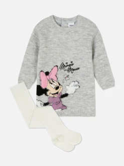 Primark Vestidos E Saias^Conjunto Vestido Malha/collants Disney Minnie