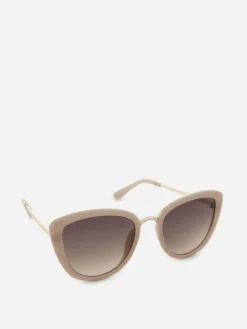 MULHER Primark Óculos De Sol^Óculos Sol Olhos Gato Acabamento Metal