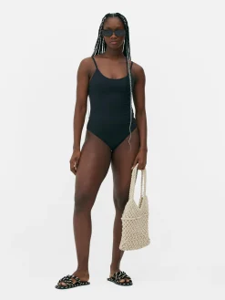 MULHER Primark Roupa De Banho E De Praia^Fato Banho Decote Redondo Básico