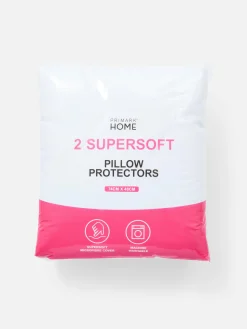 Primark Protetores De Colchão E De Almofada^Fronhas Protetoras Almofada Microfibra