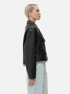 MULHER Primark Casacos E Blusões^Gabardina Curta Imitação Pele